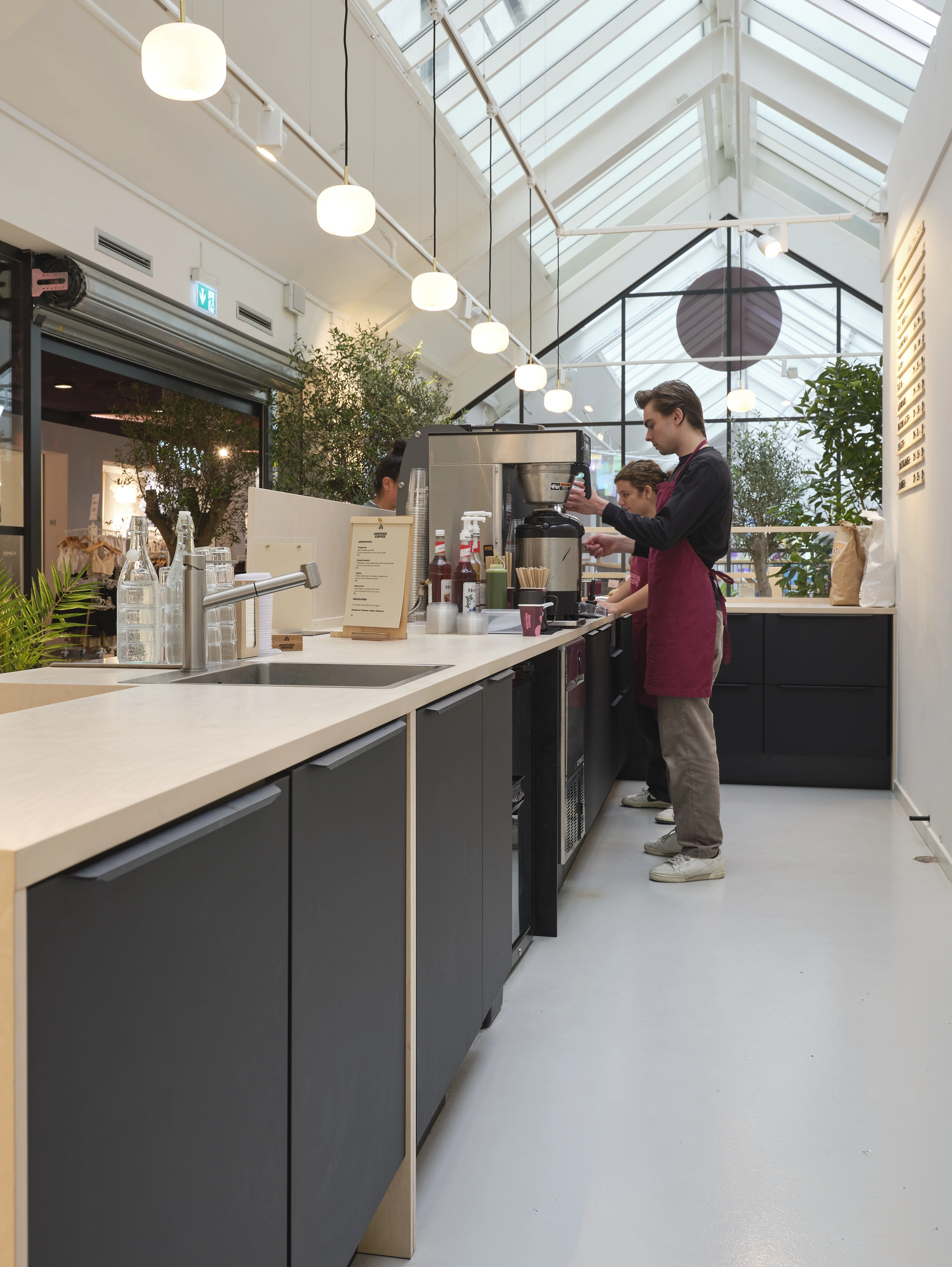 Interiør fra Amager Centret