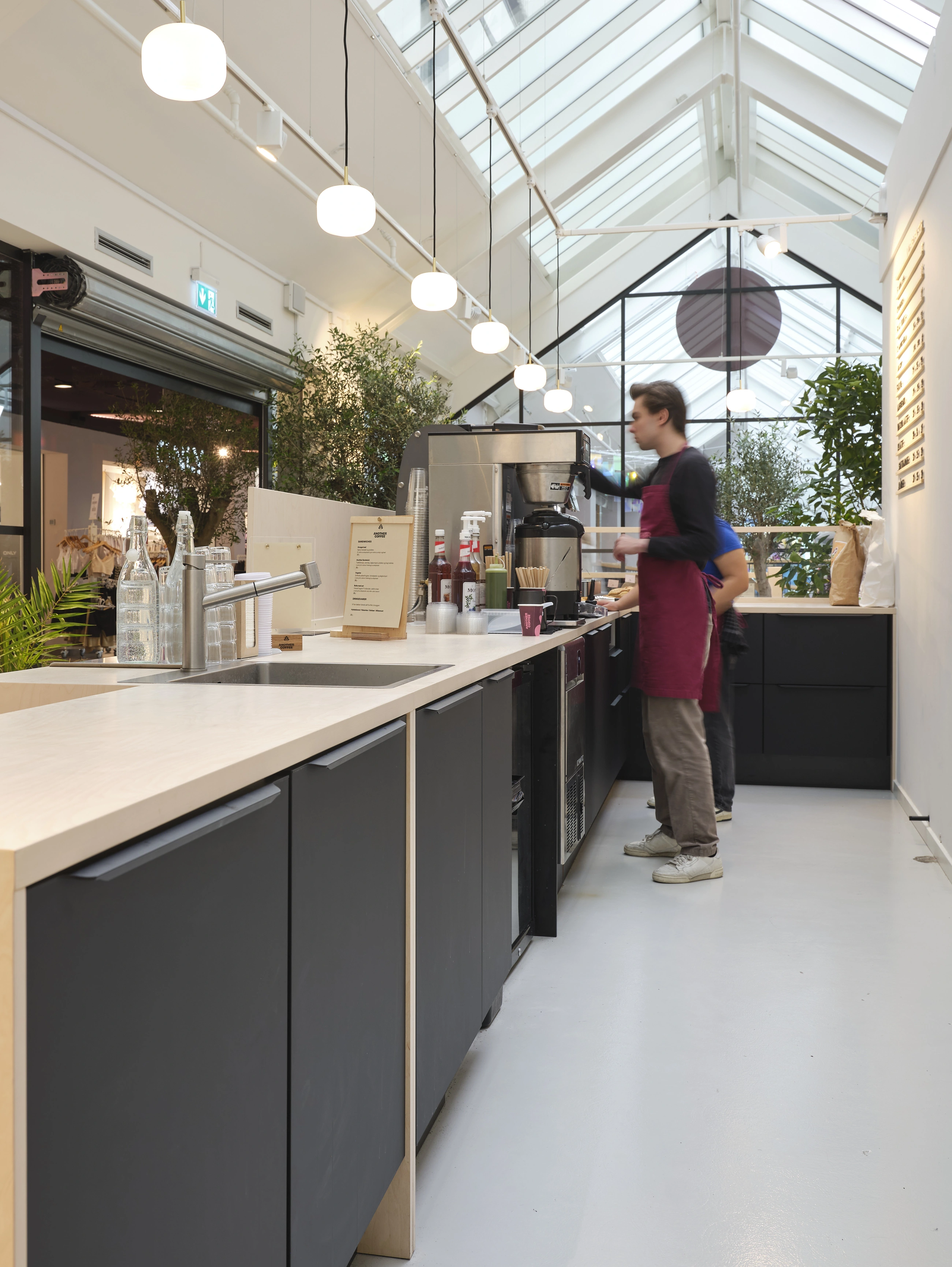 Interiør fra Amager Centret